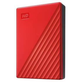 Externý pevný disk Western Digital My Passport Portable 4TB, USB 3.0 (WDBPKJ0040BRD-WESN) červený