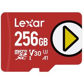 Pamäťová karta Lexar PLAY microSDXC 256GB UHS-I, (160R/100R) C10 A1 V30 U3 (LMSPLAY256G-BNNNG)