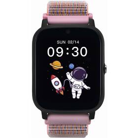 Inteligentné hodinky Garett Kids Tech 4G (TECH_4G_PNK_VEL) ružové