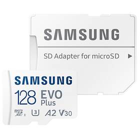 Pamäťová karta Samsung Micro SDXC EVO+ 128GB UHS-I U3 (130R) + SD adaptér (MB-MC128KA/EU)