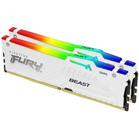 Pamäťový modul Kingston FURY Beast White RGB XMP DDR5 32GB (2x16GB) 6400MHz CL32 (KF564C32BWAK2-32)