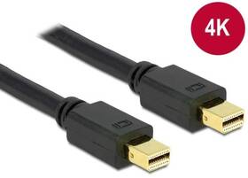 Kábel DeLock Mini DisplayPort, 0,5m (83472) čierny