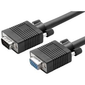 Kábel AQ Predlžovací VGA (15pin) s konektormi VGA / VGA, F/M, 5m (xaqcc81050)