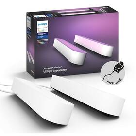 Stolové svietidlo Philips Hue Play White and Color Ambiance Double Pack (7820231P7) biele