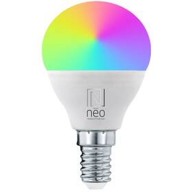 Inteligentná žiarovka IMMAX NEO LITE SMART LED E14 6W RGB+CCT farebná a biela, stmievateľná, Wi-Fi, P45, TUYA (07745L)