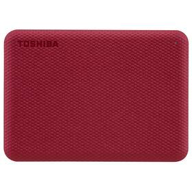 Externý pevný disk Toshiba Canvio Advance 4TB, USB 3.2 Gen 1 (HDTCA40ER3CA) červený