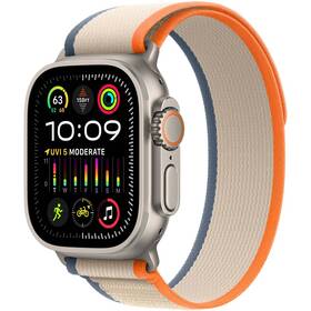 Inteligentné hodinky Apple Watch Ultra 2 GPS + Cellular, 49mm pouzdro z titanu - oranžovo-béžový trailový tah - M/L (MRF23CS/A)