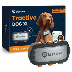 GPS lokátor Tractive DOG XL – Adventure Edition (TRDOG4XLRUG) sivý
