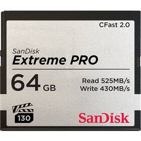 Pamäťová karta SanDisk Extreme Pro CFast 2.0 64 GB (515R/430W) (SDCFSP-064G-G46D)