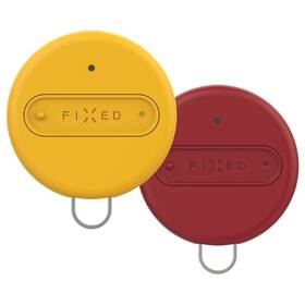 Kľúčenka FIXED Sense, Duo Pack (FIXSM-SMS-YLRD) červená/žltá
