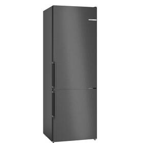 Chladnička s mrazničkou Bosch Serie 4 KGN49VXCT XXL 70 cm čierna/ocel