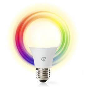 Inteligentná žiarovka Nedis SmartLife klisik, Wi-Fi, E27, 806 lm, 9 W, RGB / Teplá - studená biela (WIFILRC10E27)