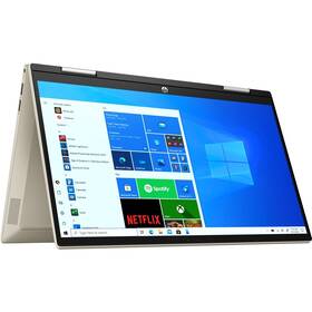 Notebook HP Pavilion x360 14-dy0602nc + Microsoft 365 pro jednotlivce (4R5J0EA#BCM) zlatý