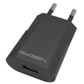 Nabíjačka do siete GoGEN ACH 102,1x USB 1A, 5W (ACH102B) čierna