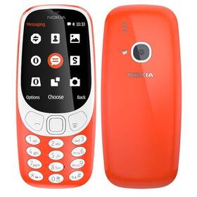 Mobilný telefón Nokia 3310 (2017) Dual SIM (A00028109) červený