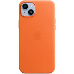 Apple Leather Case s MagSafe pre iPhone 14 Plus - oranžový