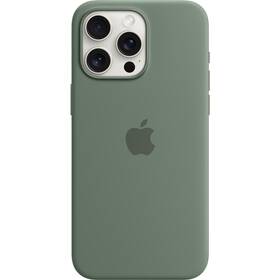 Apple Silicone Case s MagSafe pro iPhone 15 Pro Max - cypřišově zelený