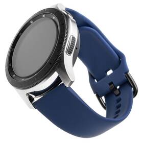 Remienok FIXED Silicone Strap 22mm na smartwatch (FIXSST-22MM-BL) modrý