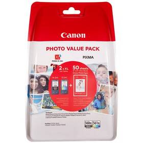 Cartridge Canon PG-560XL + CL-561XL Photo Value Pack, CMYK (3712C004)