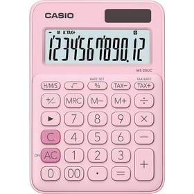 Kalkulačka Casio MS 20 UC PK - svetlo ružová