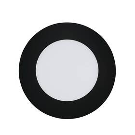 Vstavané svietidlo Eglo Fueva-Z, kruh, 12 cm (900106) čierne
