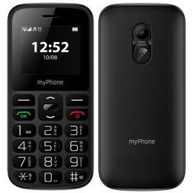 Mobilný telefón myPhone Halo A Senior (TELMYSHALOABK) čierny