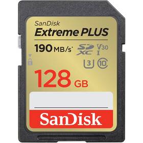 Pamäťová karta SanDisk SDXC Extreme Plus 128GB UHS-I U3 (190R/90W) (SDSDXWA-128G-GNCIN)