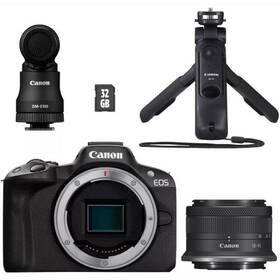 Digitálny fotoaparát Canon EOS R50 + RF-S 18-45 mm IS STM CREATOR KIT (5811C035) čierny
