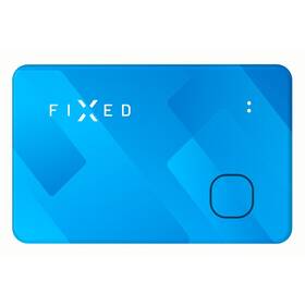 Lokátor FIXED Tag Card s podporou Find My, bezdrôtové nabíjanie (FIXTAG-CARD-BL) modrý
