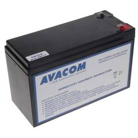 Olovený akumulátor Avacom RBC17 - náhrada za APC (AVA-RBC17) čierny
