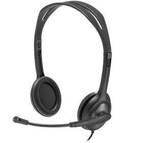 Headset Logitech H111 (981-000593) sivý