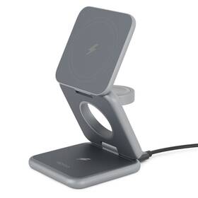 Bezdrôtová nabíjačka Epico Mag+ Foldable Wireless Charger (9915111900091) sivá