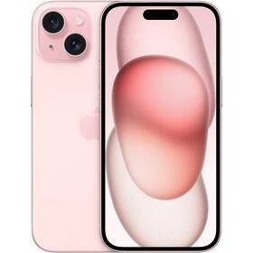 Mobilný telefón Apple iPhone 15 256GB Pink (MTP73SX/A) - rozbalený - 24 mesiacov záruka