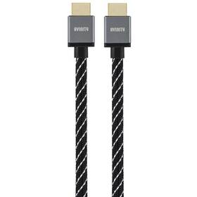Kábel Avinity Classic HDMI 2.1 Ultra High Speed ​​8K, opletený, 1 m (127171) čierny