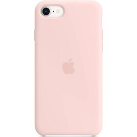 Kryt na mobil Apple Silicone Case pre iPhone SE - kriedovo ružový (MN6G3ZM/A)
