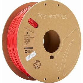 Tlačová struna (filament) Polymaker PolyTerra PLA, 1,75 mm, 1 kg - Lava Red (PM70826)