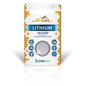 Batéria lítiová ETA PREMIUM CR2430, blister 1 ks (CR2430LITH1)