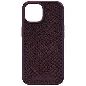 Kryt na mobil Njord Salmon Leather Magsafe na Apple iPhone 15 - rust (NA51SL03)