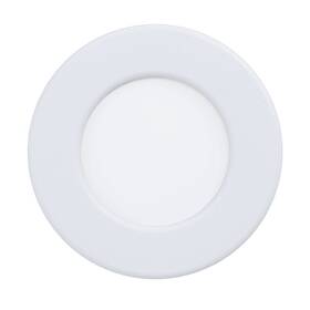 Vstavané svietidlo Eglo Fueva 5, kruh, 8,6 cm, teplá biela, IP44 (99202) biele