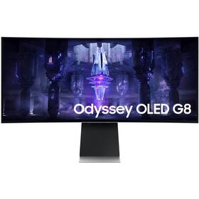 Monitor Samsung Odyssey OLED G8 G85SB (LS34BG850SUXEN) strieborný