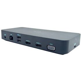 Dokovacia stanica i-tec USB 3.0/USB-C/Thunderbolt, 3x Display + Power Delivery 100W (CATRIPLEDOCKVGAPD)