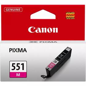 Cartridge Canon CLI-551 M, 298 strán (6510B001) purpurová farba