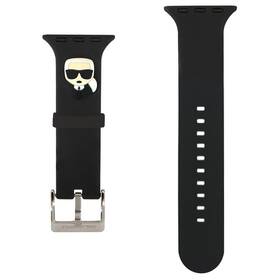 Remienok Karl Lagerfeld Karl Head na Apple Watch 42/44/45mm (KLAWLSLKK) čierny