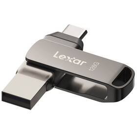 USB flashdisk Lexar JumpDrive D400 Dual, 128GB (LJDD400128G-BNQNG) sivý