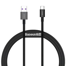 Kábel Baseus Superior USB/USB-C, 6A, 66W, 1m (CATYS-01) čierny