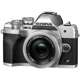 Digitálny fotoaparát Olympus E-M10 Mark IV 14-42 EZ Kit (V207132SE000) strieborný