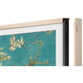 Výmenný rámček Samsung pro Frame TV s úhlopříčkou 65" (2023), Skosený design zlatý - zánovný - 12 mesiacov záruka