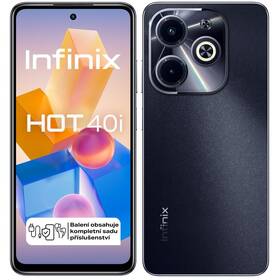Mobilný telefón Infinix Hot 40i 4 GB / 128 GB (X6528B128BLC) čierny