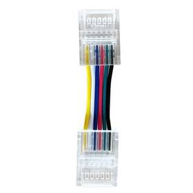 Konektor IMMAX CLICK 12mm s káblom 2,5 cm, RGB + CCT, 6pin (KON6P-12-R)