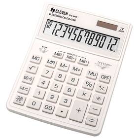 Kalkulačka Eleven SDC444XRWHE, stolná, dvanásťmiestna (SDC-444XRWHE) biela